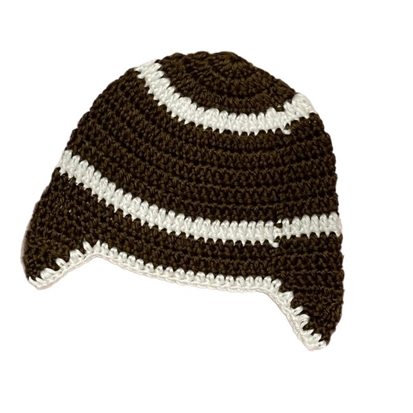 Newborn Baby Crochet Knitted Football Photo Prop - Picture 4 of 7